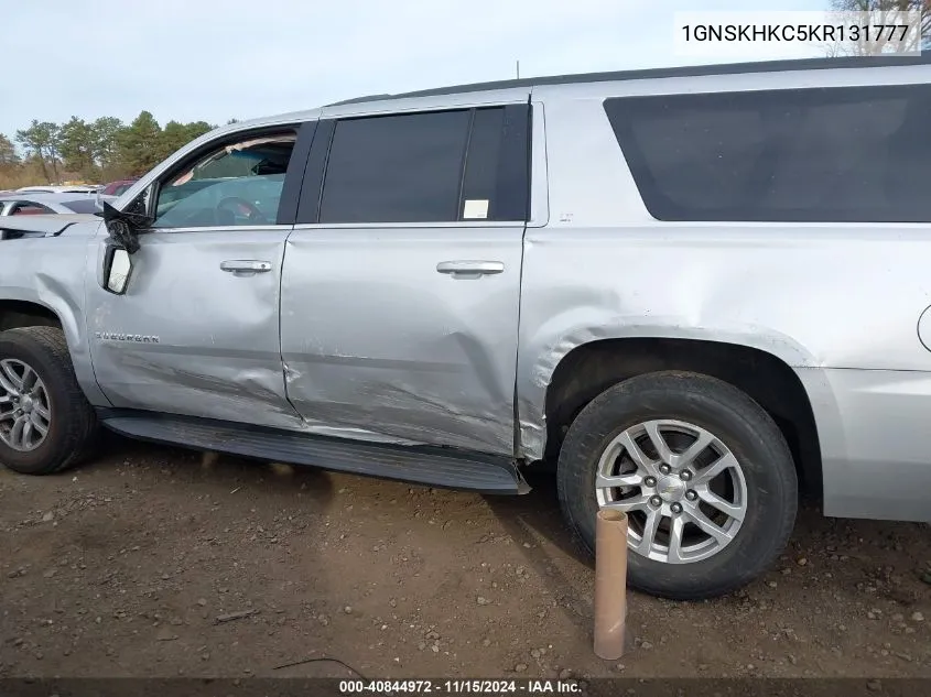 2019 Chevrolet Suburban Lt VIN: 1GNSKHKC5KR131777 Lot: 40844972