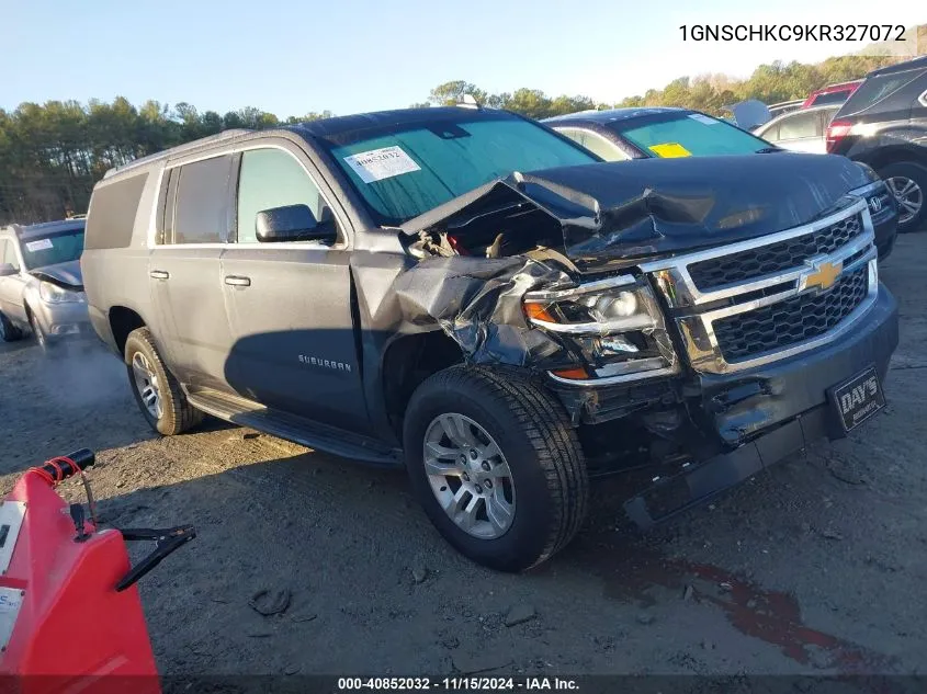 2019 Chevrolet Suburban Lt VIN: 1GNSCHKC9KR327072 Lot: 40852032