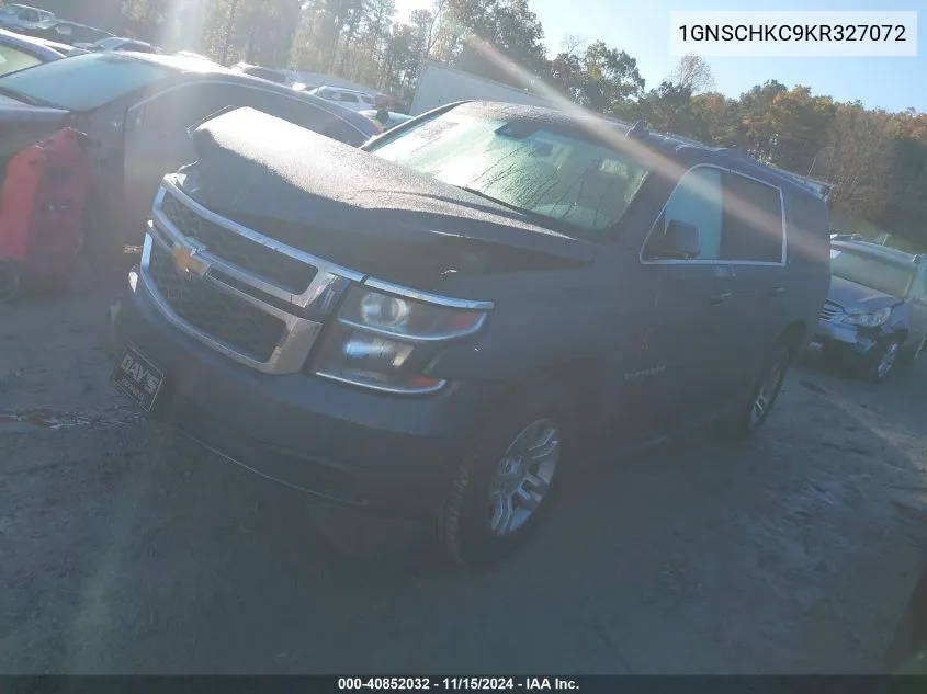 2019 Chevrolet Suburban Lt VIN: 1GNSCHKC9KR327072 Lot: 40852032