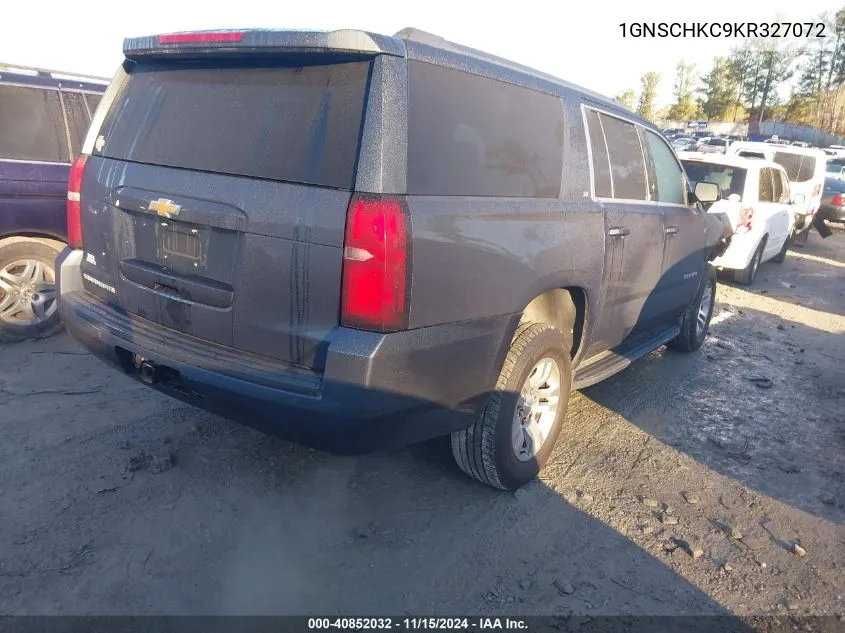 2019 Chevrolet Suburban Lt VIN: 1GNSCHKC9KR327072 Lot: 40852032