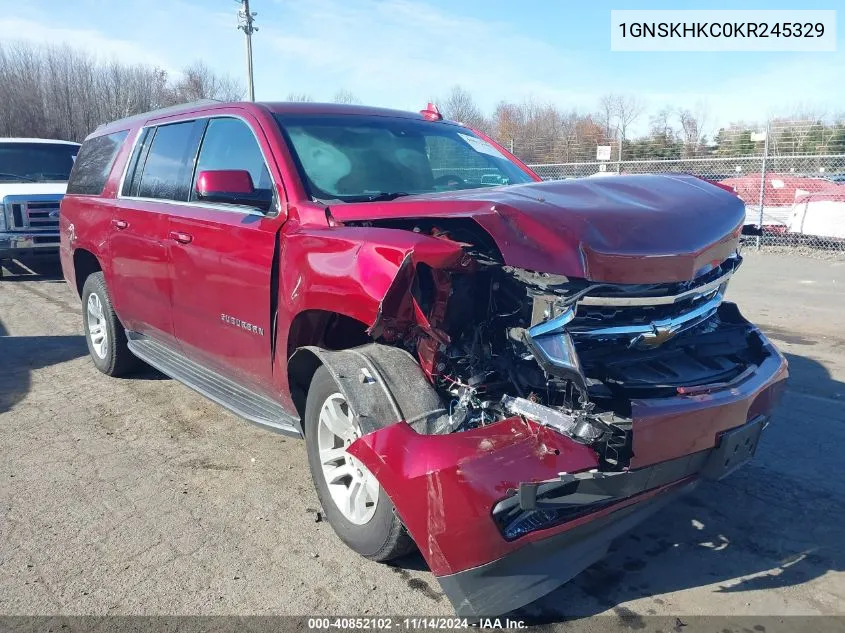 2019 Chevrolet Suburban Lt VIN: 1GNSKHKC0KR245329 Lot: 40852102