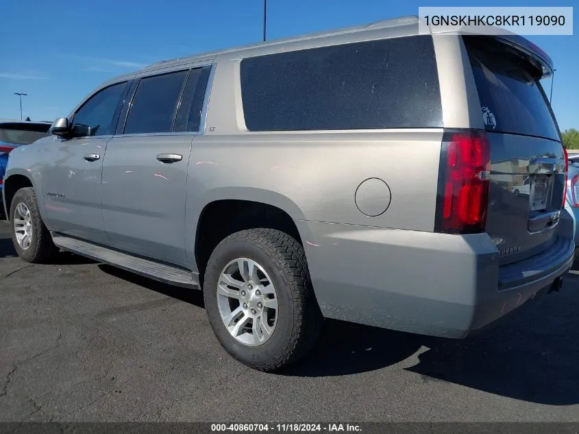 2019 Chevrolet Suburban Lt VIN: 1GNSKHKC8KR119090 Lot: 40860704