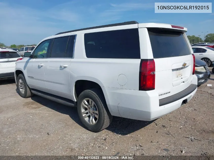 2020 Chevrolet Suburban 2Wd Ls VIN: 1GNSCGKC6LR192015 Lot: 40133523