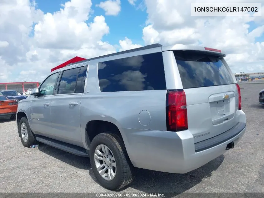 2020 Chevrolet Suburban 2Wd Lt VIN: 1GNSCHKC6LR147002 Lot: 40289756