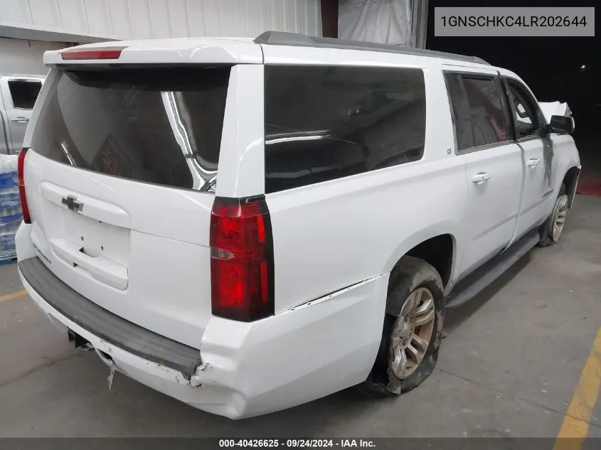 2020 Chevrolet Suburban 2Wd Lt VIN: 1GNSCHKC4LR202644 Lot: 40426625