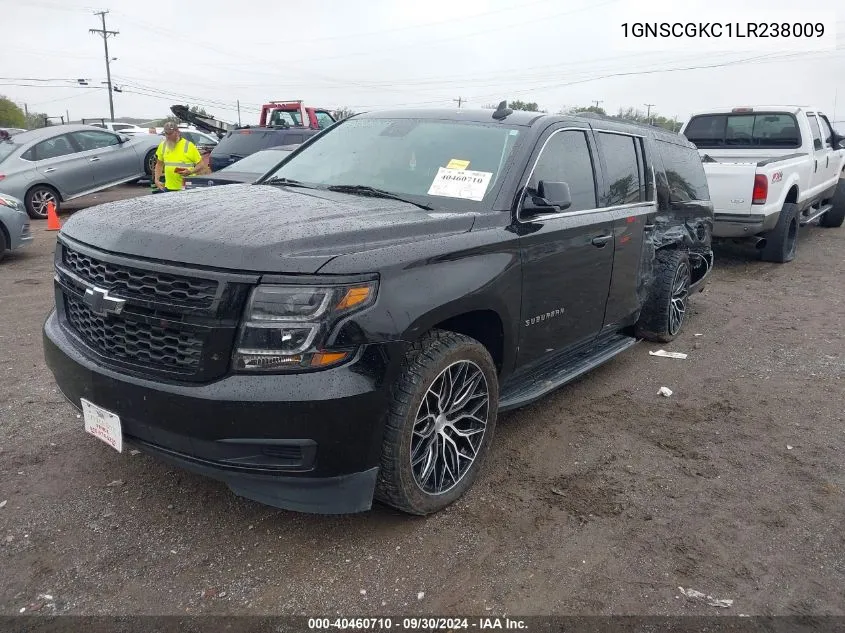 2020 Chevrolet Suburban C1500 Ls VIN: 1GNSCGKC1LR238009 Lot: 40460710