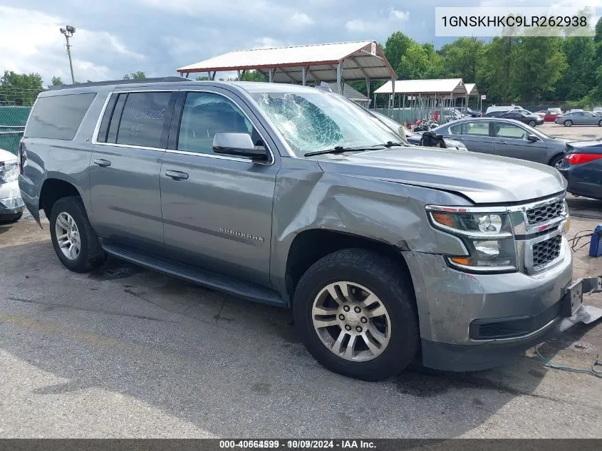 2020 Chevrolet Suburban 4Wd Lt VIN: 1GNSKHKC9LR262938 Lot: 40564599