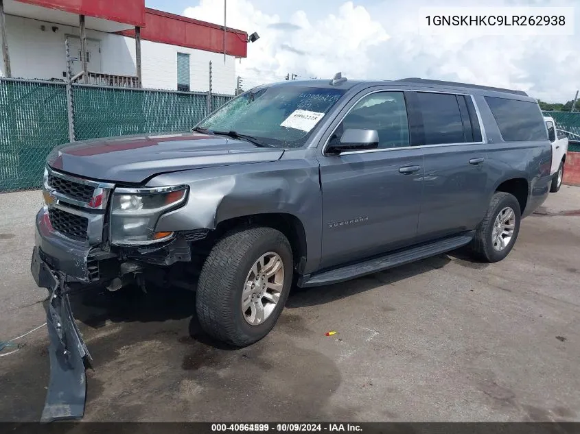 2020 Chevrolet Suburban 4Wd Lt VIN: 1GNSKHKC9LR262938 Lot: 40564599