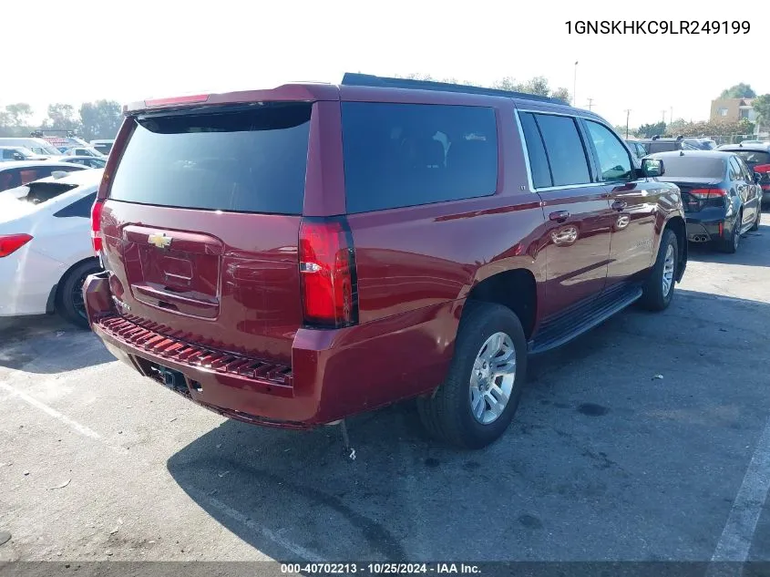 2020 Chevrolet Suburban 4Wd Lt VIN: 1GNSKHKC9LR249199 Lot: 40702213