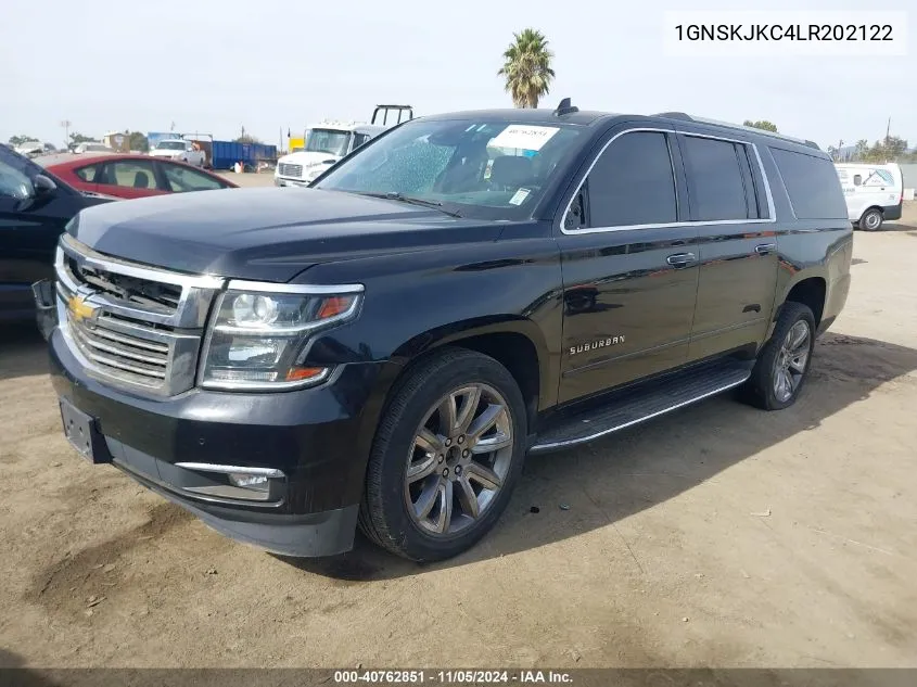 2020 Chevrolet Suburban 4Wd Premier VIN: 1GNSKJKC4LR202122 Lot: 40762851