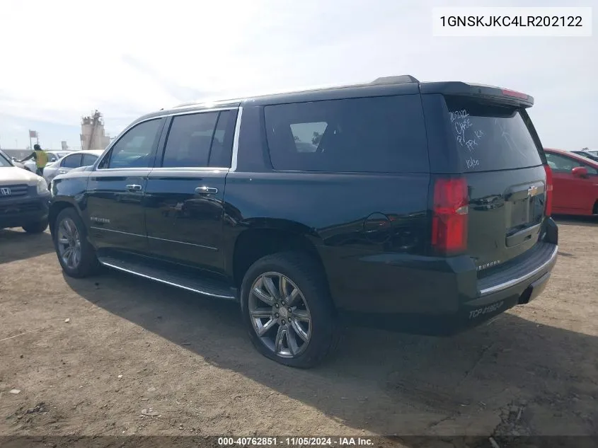 2020 Chevrolet Suburban 4Wd Premier VIN: 1GNSKJKC4LR202122 Lot: 40762851