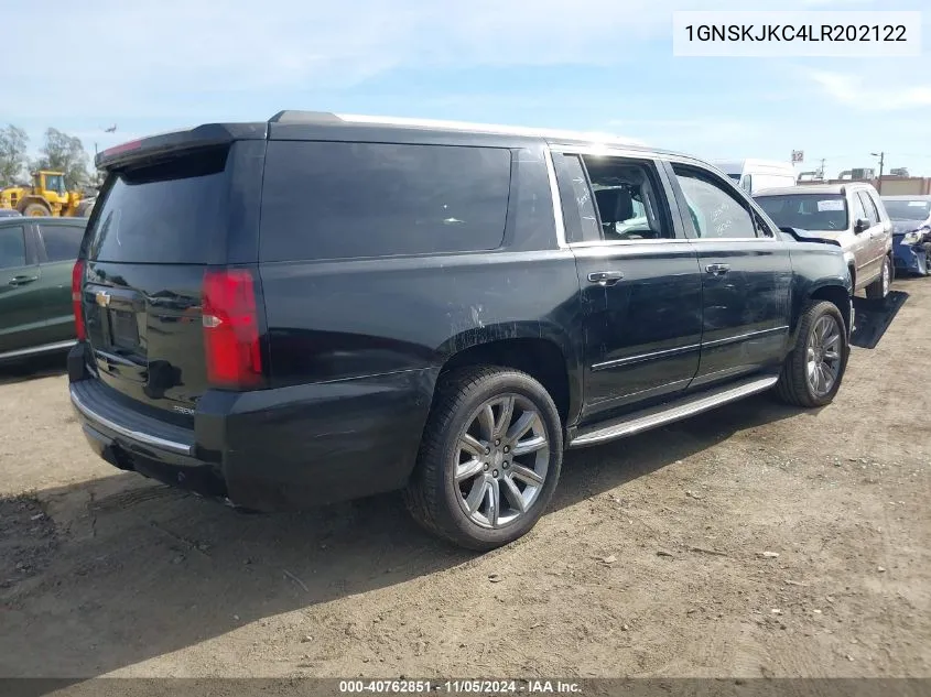 2020 Chevrolet Suburban 4Wd Premier VIN: 1GNSKJKC4LR202122 Lot: 40762851