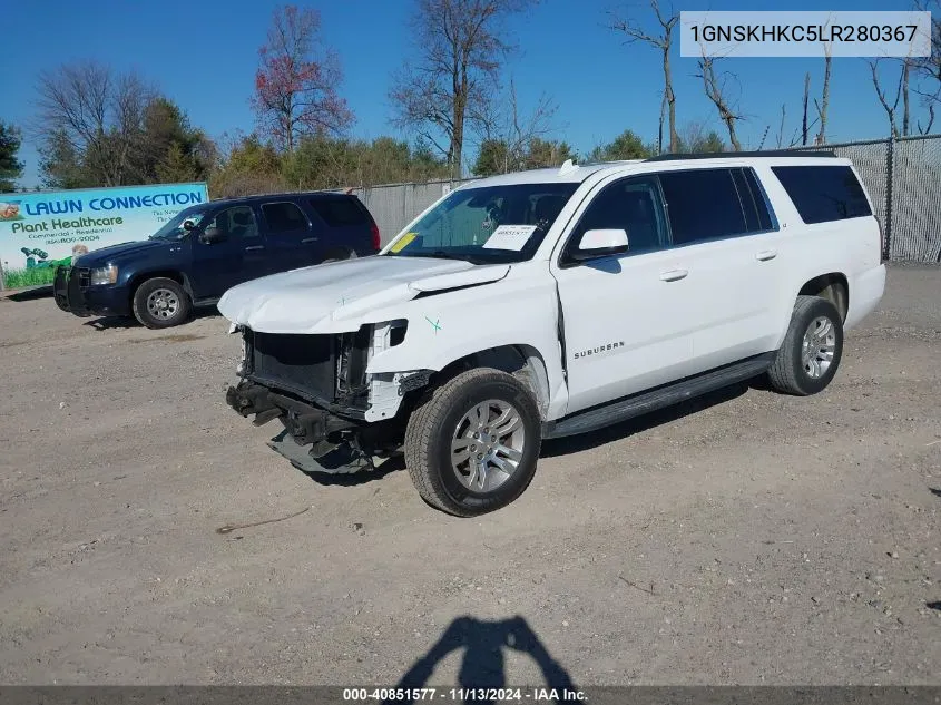 2020 Chevrolet Suburban 4Wd Lt VIN: 1GNSKHKC5LR280367 Lot: 40851577