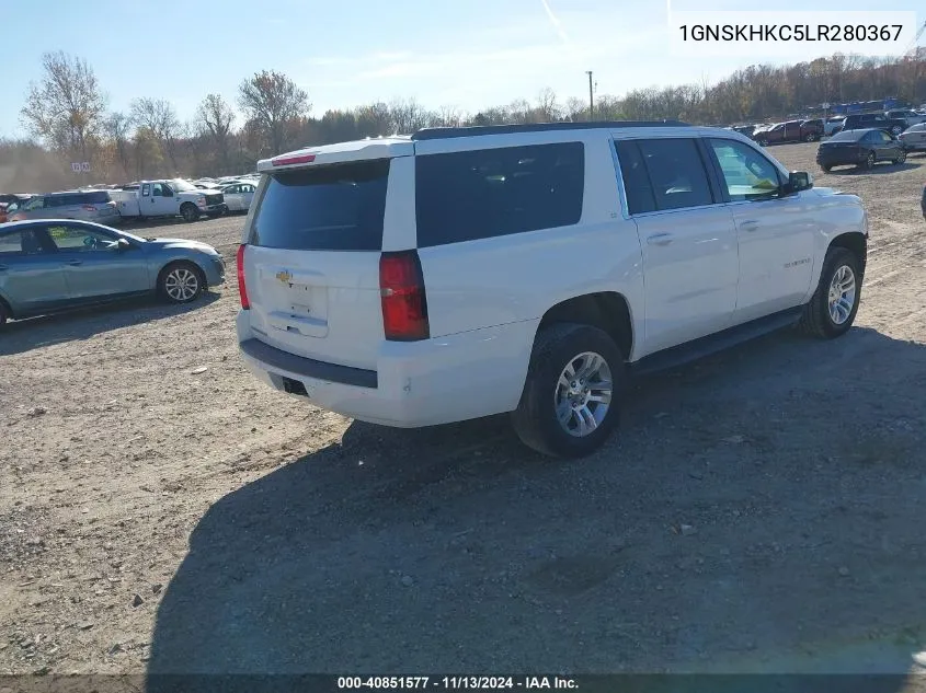 2020 Chevrolet Suburban 4Wd Lt VIN: 1GNSKHKC5LR280367 Lot: 40851577