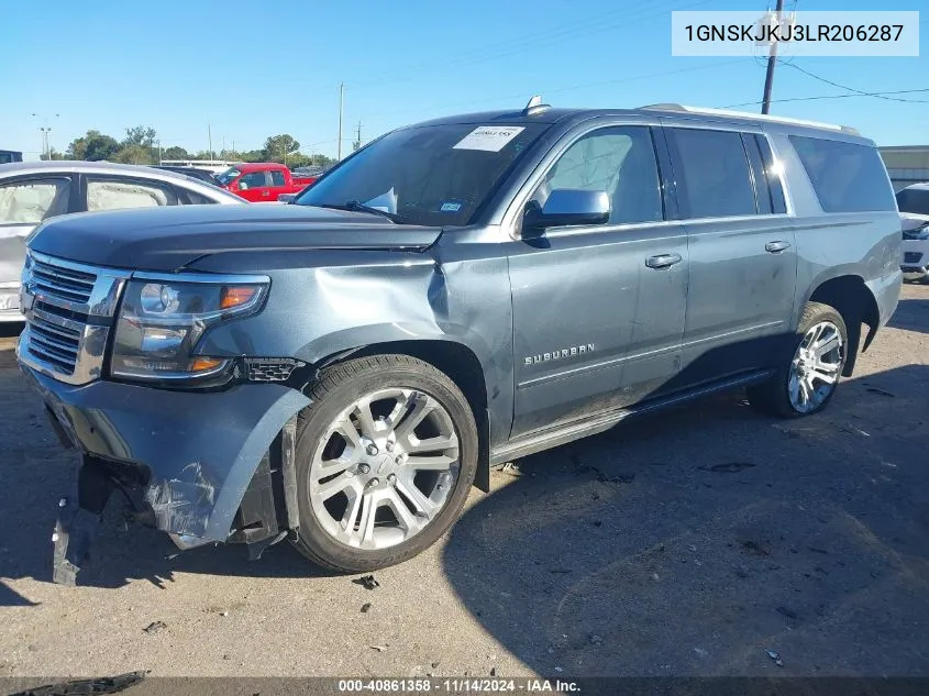 2020 Chevrolet Suburban 4Wd Premier VIN: 1GNSKJKJ3LR206287 Lot: 40861358