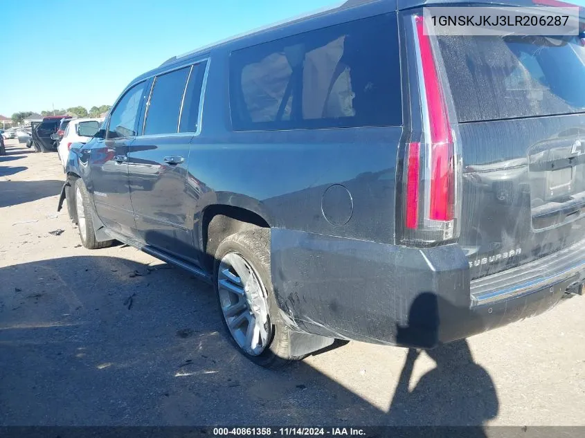 2020 Chevrolet Suburban 4Wd Premier VIN: 1GNSKJKJ3LR206287 Lot: 40861358