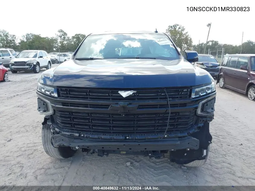 2021 Chevrolet Suburban 2Wd Lt VIN: 1GNSCCKD1MR330823 Lot: 40849632