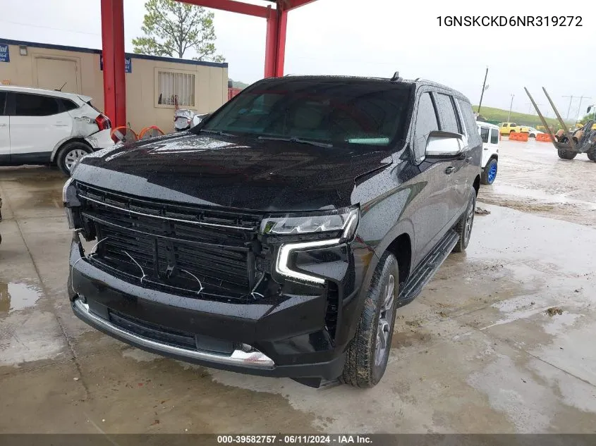 1GNSKCKD6NR319272 2022 Chevrolet Suburban 4Wd Lt