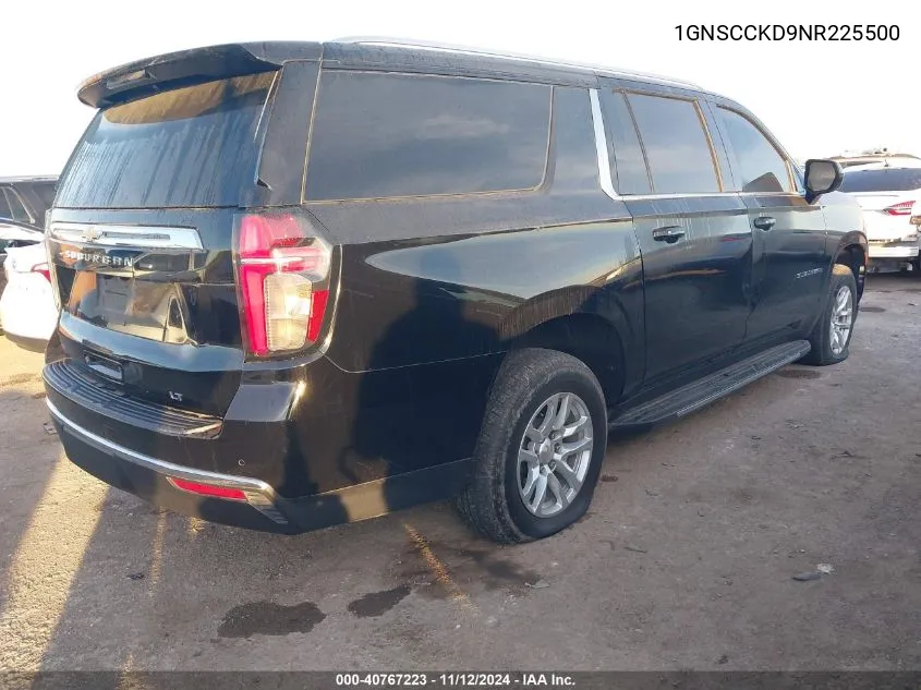 2022 Chevrolet Suburban 2Wd Lt VIN: 1GNSCCKD9NR225500 Lot: 40767223