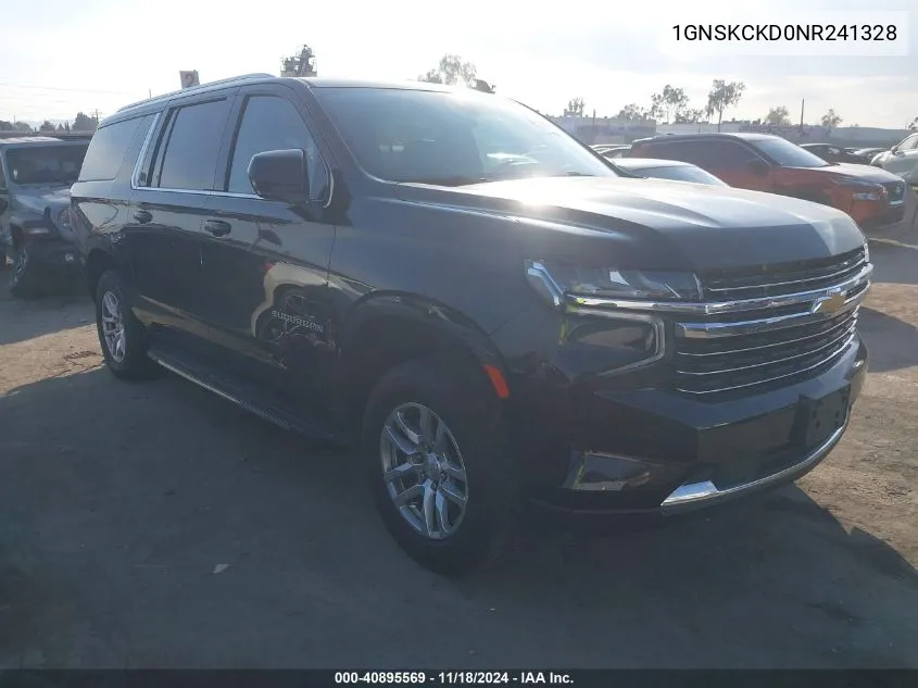 2022 Chevrolet Suburban 4Wd Lt VIN: 1GNSKCKD0NR241328 Lot: 40895569