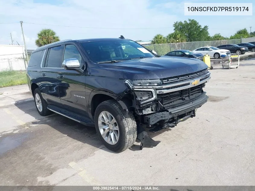 1GNSCFKD7PR519174 2023 Chevrolet Suburban 2Wd Premier