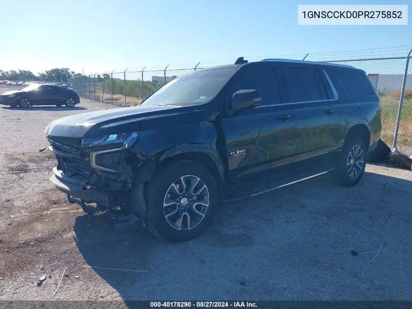 2023 Chevrolet Suburban 2Wd Lt VIN: 1GNSCCKD0PR275852 Lot: 40178290