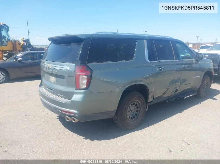 2023 Chevrolet Suburban 4Wd Premier VIN: 1GNSKFKD5PR545811 Lot: 40231810