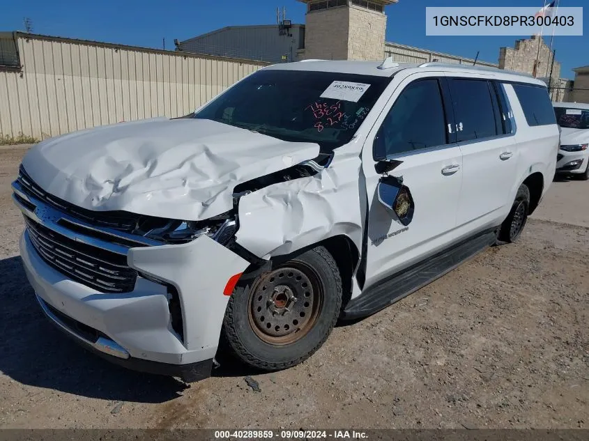 2023 Chevrolet Suburban 2Wd Premier VIN: 1GNSCFKD8PR300403 Lot: 40289859