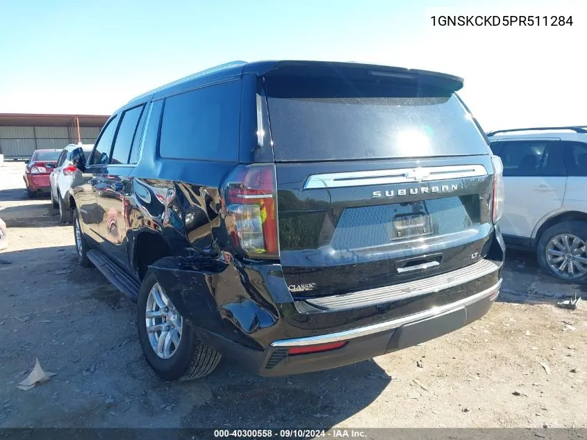 2023 Chevrolet Suburban K1500 Lt VIN: 1GNSKCKD5PR511284 Lot: 40300558