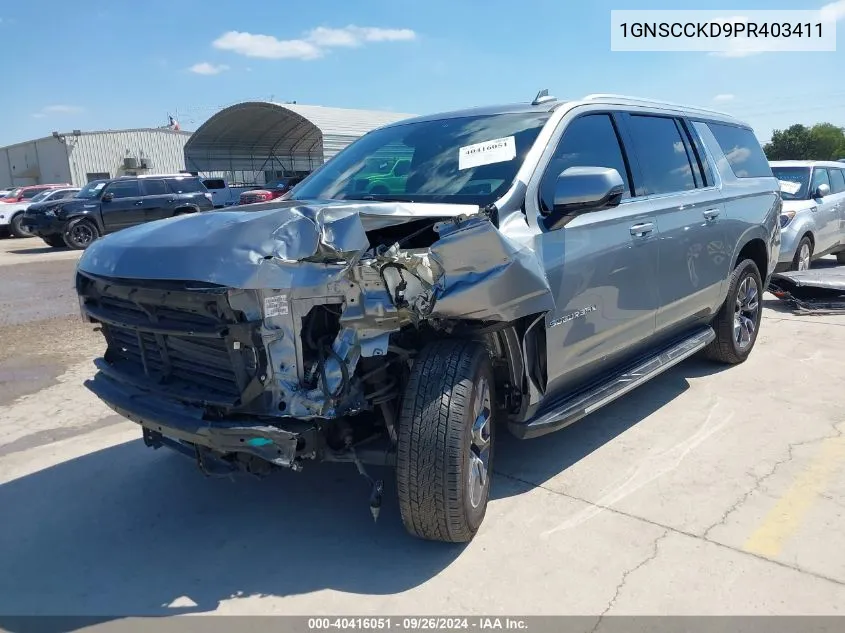 2023 Chevrolet Suburban 2Wd Lt VIN: 1GNSCCKD9PR403411 Lot: 40416051