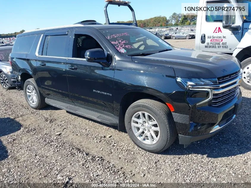 2023 Chevrolet Suburban 4Wd Lt VIN: 1GNSKCKD5PR274795 Lot: 40568055