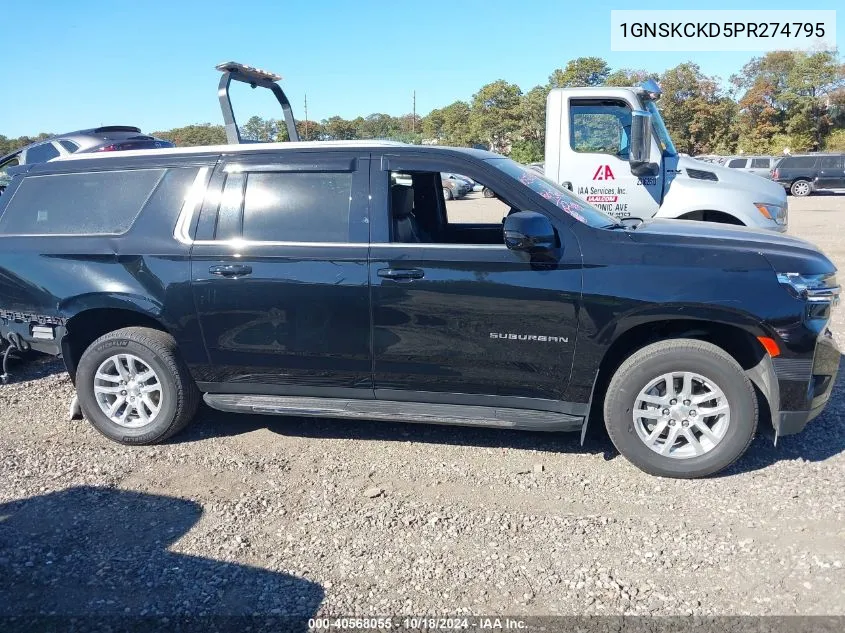 2023 Chevrolet Suburban 4Wd Lt VIN: 1GNSKCKD5PR274795 Lot: 40568055