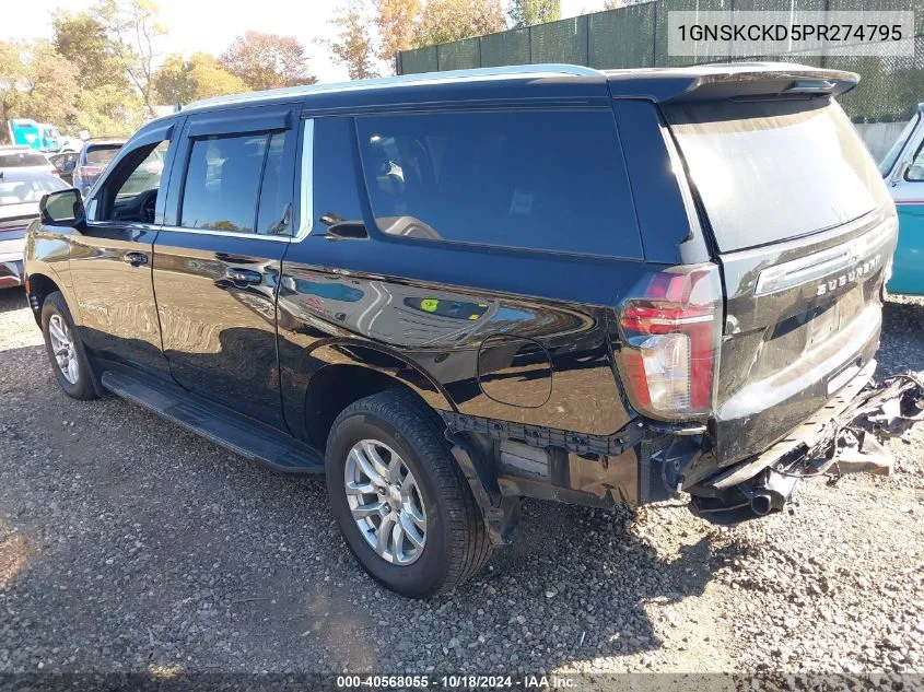 2023 Chevrolet Suburban 4Wd Lt VIN: 1GNSKCKD5PR274795 Lot: 40568055