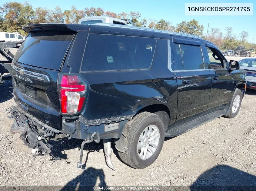 2023 Chevrolet Suburban 4Wd Lt VIN: 1GNSKCKD5PR274795 Lot: 40568055