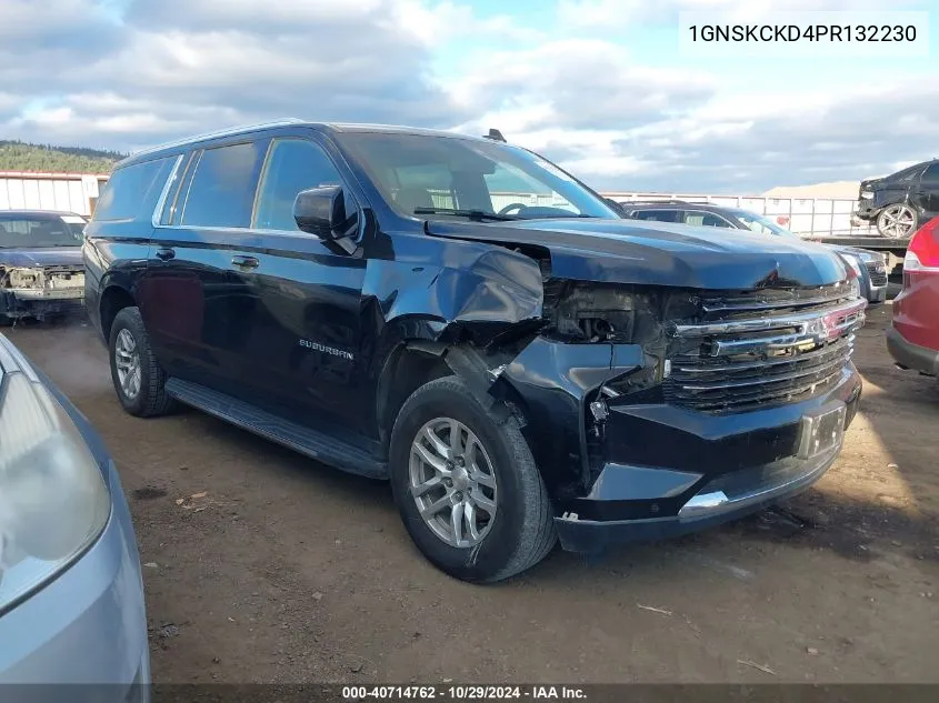 2023 Chevrolet Suburban 4Wd Lt VIN: 1GNSKCKD4PR132230 Lot: 40714762