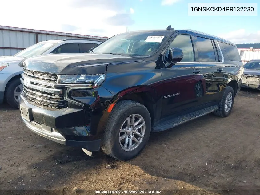 2023 Chevrolet Suburban 4Wd Lt VIN: 1GNSKCKD4PR132230 Lot: 40714762