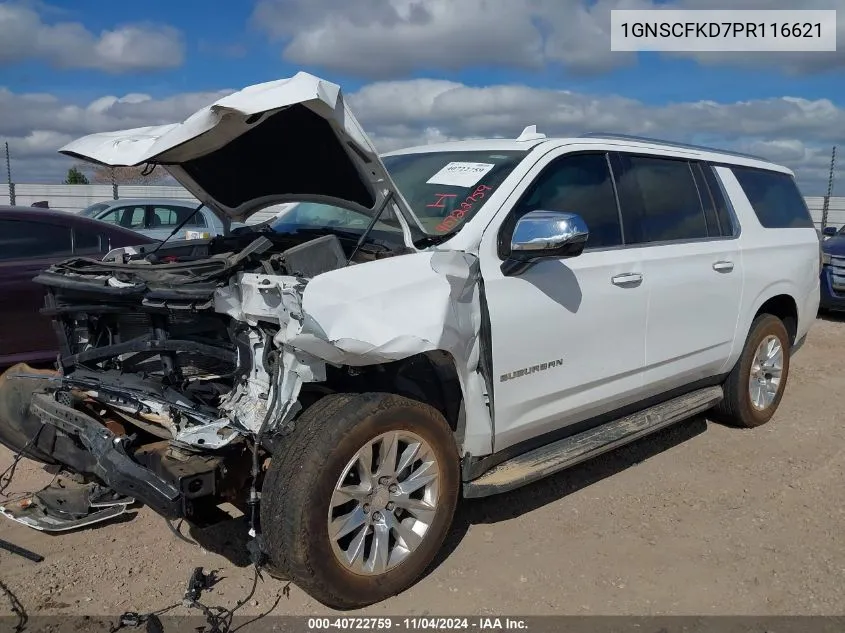 2023 Chevrolet Suburban 2Wd Premier VIN: 1GNSCFKD7PR116621 Lot: 40722759