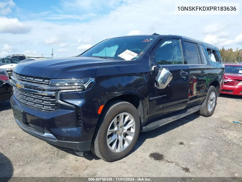 2023 Chevrolet Suburban 4Wd Premier VIN: 1GNSKFKDXPR183636 Lot: 40758338