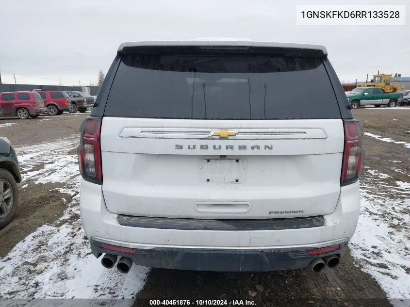 2024 Chevrolet Suburban 4Wd Premier VIN: 1GNSKFKD6RR133528 Lot: 40451876