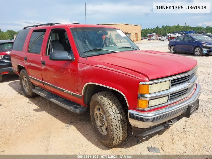 1996 Chevrolet Tahoe K1500 VIN: 1GNEK13R5TJ361908 Lot: 39911908