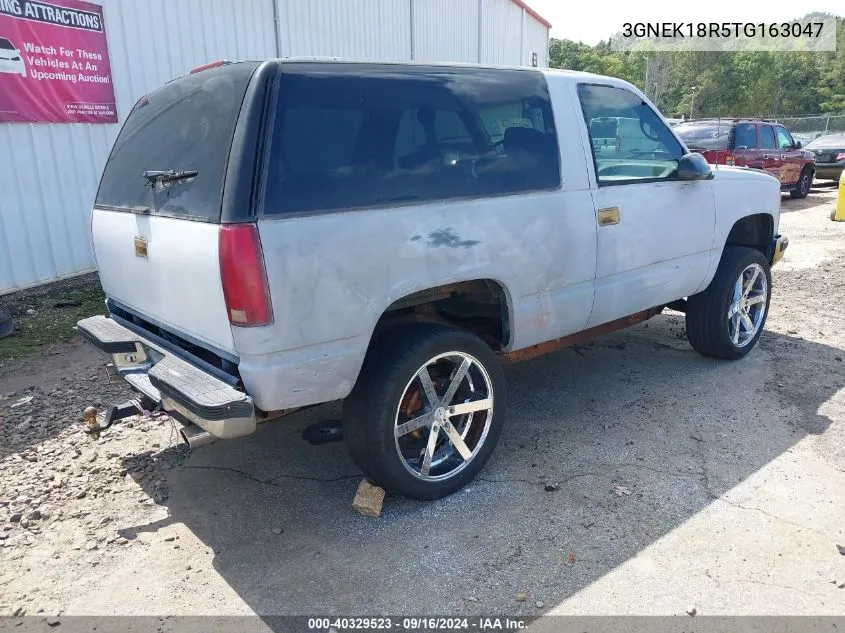 1996 Chevrolet Tahoe K1500 VIN: 3GNEK18R5TG163047 Lot: 40329523