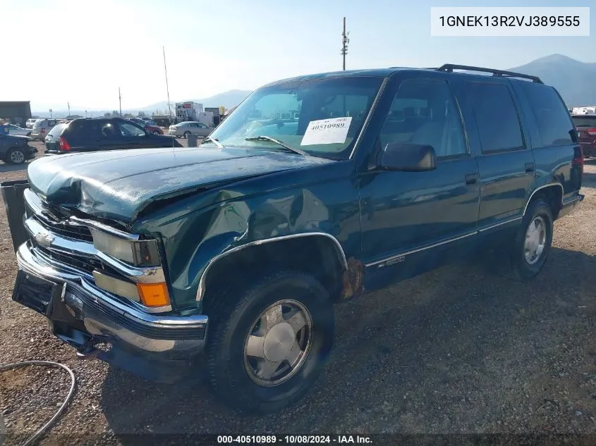 1997 Chevrolet Tahoe Ls VIN: 1GNEK13R2VJ389555 Lot: 40510989