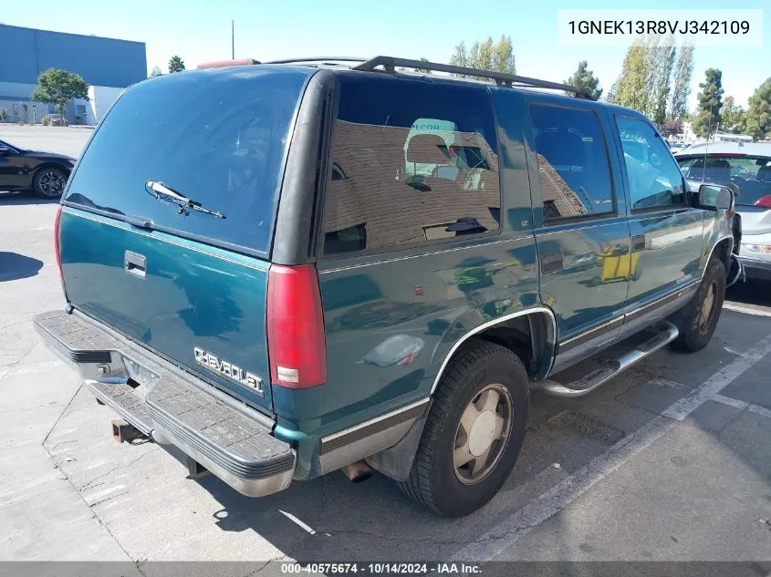 1997 Chevrolet Tahoe Ls VIN: 1GNEK13R8VJ342109 Lot: 40575674