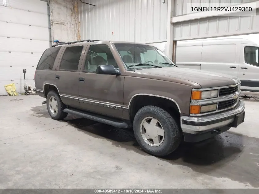 1997 Chevrolet Tahoe Ls VIN: 1GNEK13R2VJ429360 Lot: 40589412