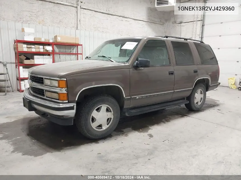 1997 Chevrolet Tahoe Ls VIN: 1GNEK13R2VJ429360 Lot: 40589412