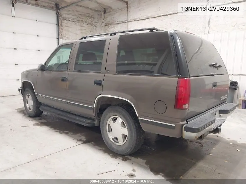 1997 Chevrolet Tahoe Ls VIN: 1GNEK13R2VJ429360 Lot: 40589412