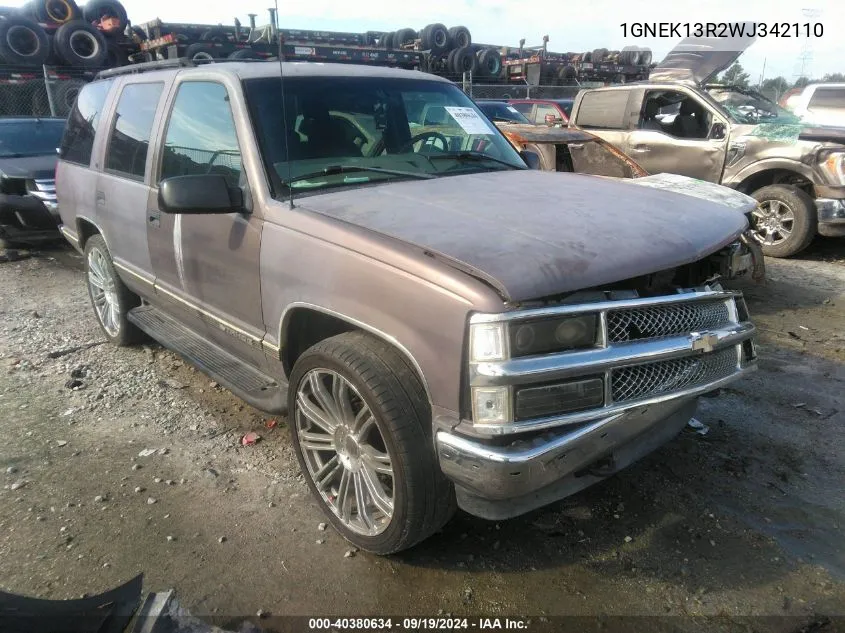 1GNEK13R2WJ342110 1998 Chevrolet Tahoe Ls