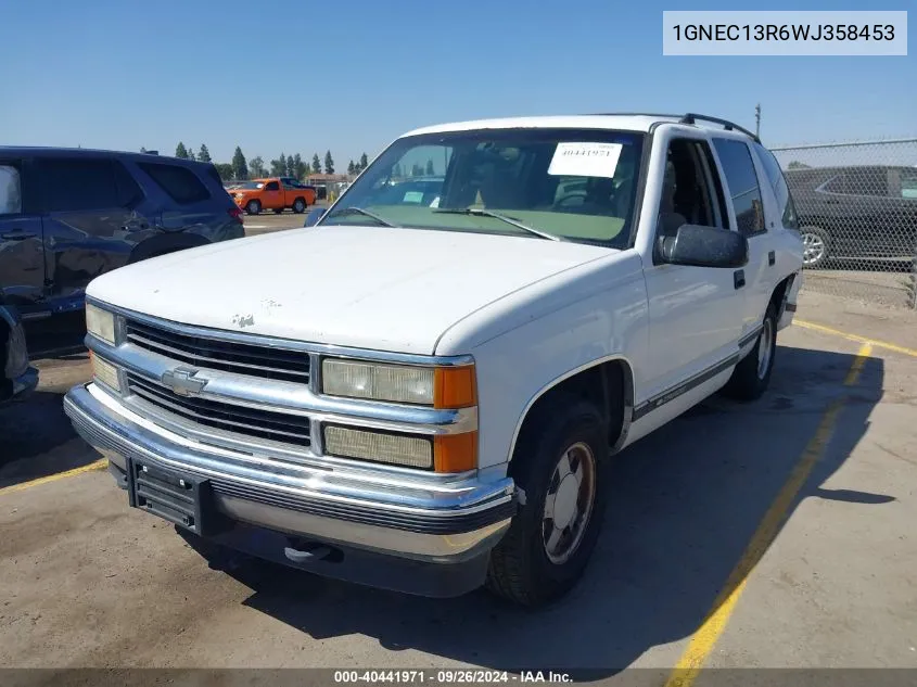 1998 Chevrolet Tahoe Ls VIN: 1GNEC13R6WJ358453 Lot: 40441971