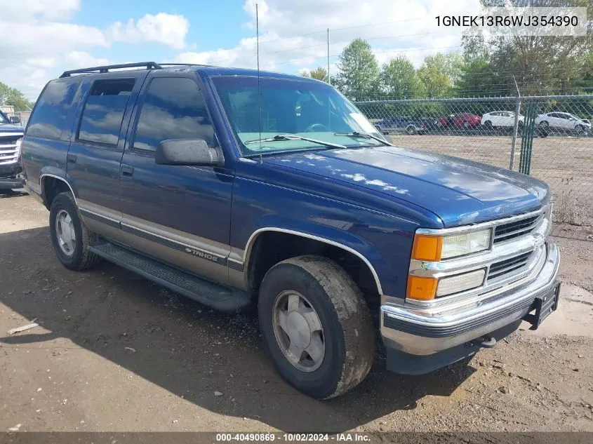 1998 Chevrolet Tahoe Ls VIN: 1GNEK13R6WJ354390 Lot: 40490869