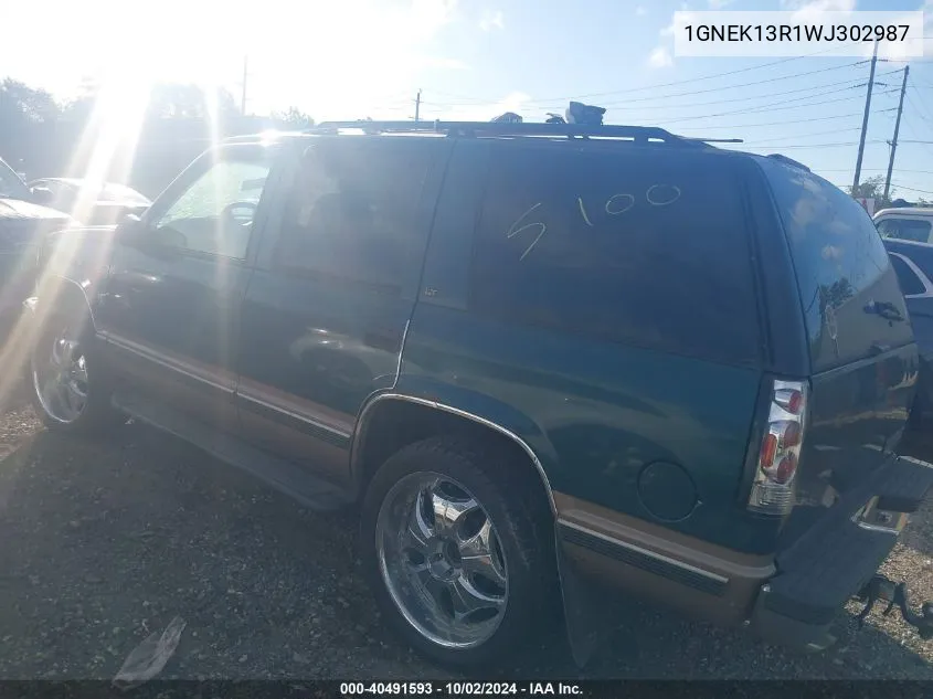 1GNEK13R1WJ302987 1998 Chevrolet Tahoe Ls